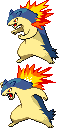 Typhlosion game sprite