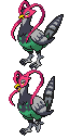Unfezant game sprite