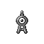Unown game sprite