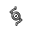 Unown   S game sprite