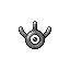 Unown   W game sprite