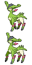 Virizion game sprite
