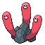 Wugtrio game sprite