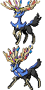 Xerneas   Active game sprite